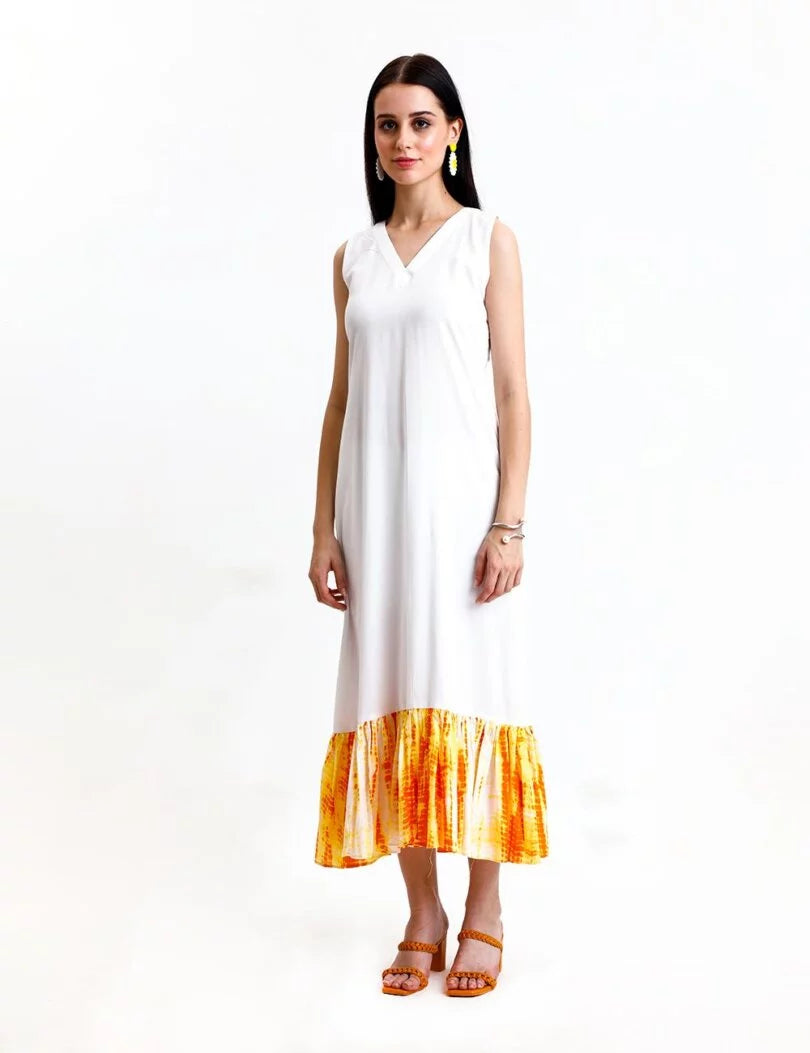 TIE AND DYE COTTON DRESS (SET OF 2)