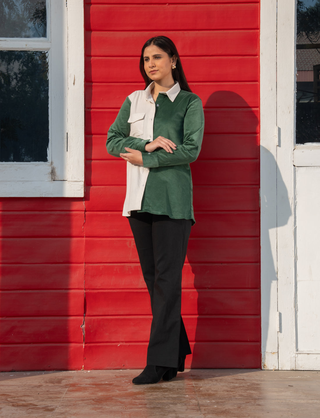 Cauterize Half and Half Shirt