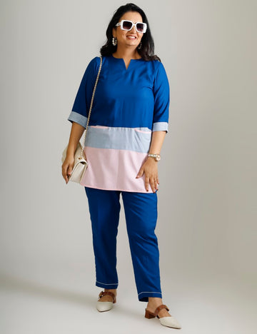 Colour Blocking Co Ord Set