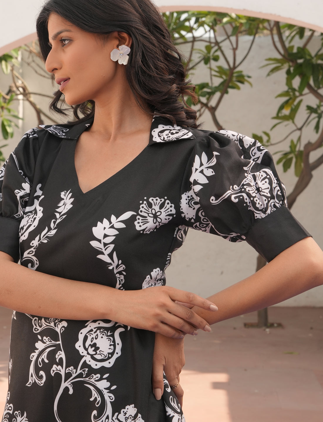 CHIC BLACK A LINE DRESS