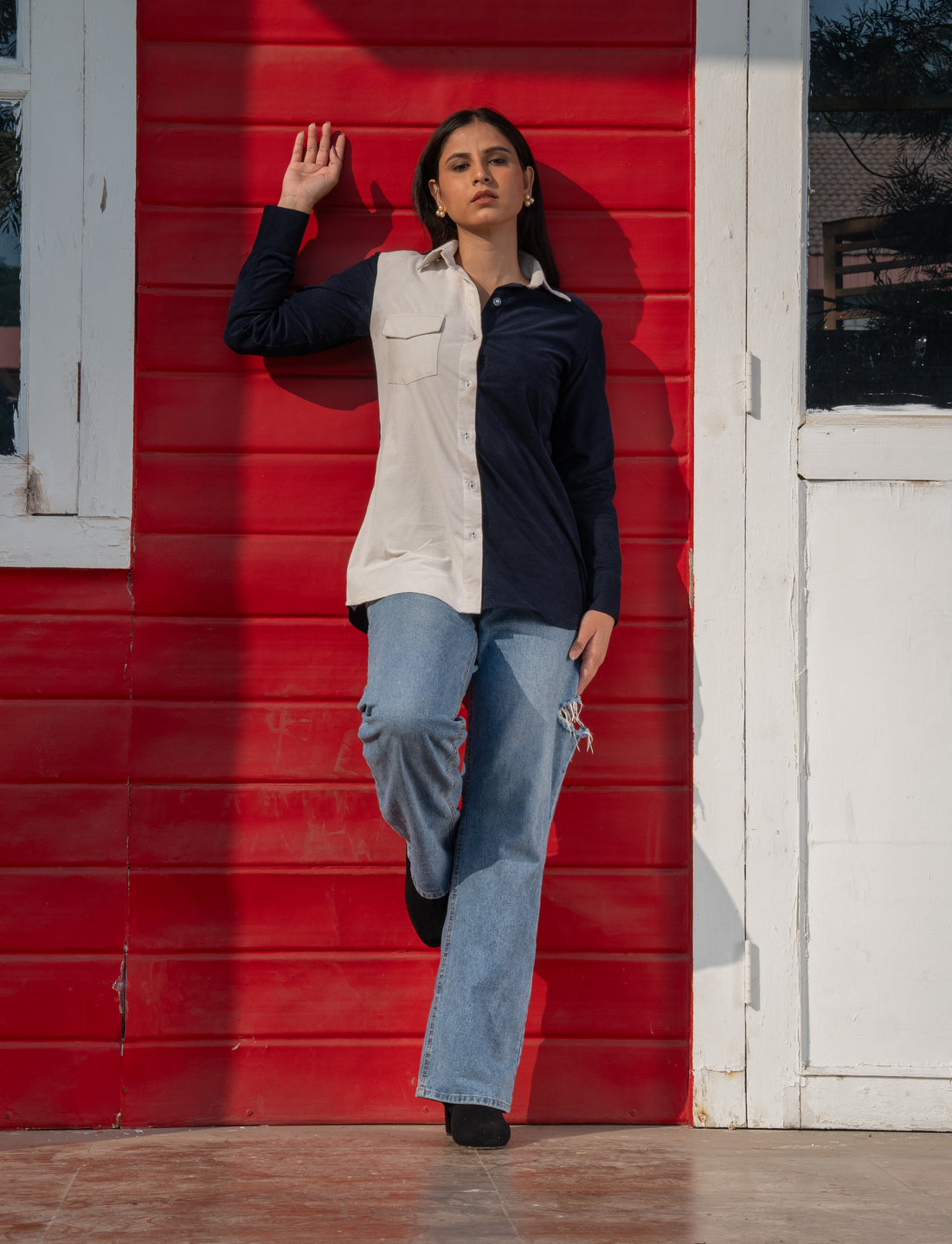 Cauterize Half and Half Shirt