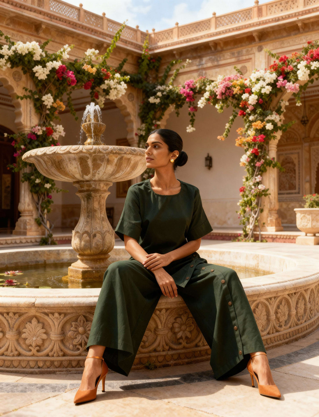 Aura linen co ord set