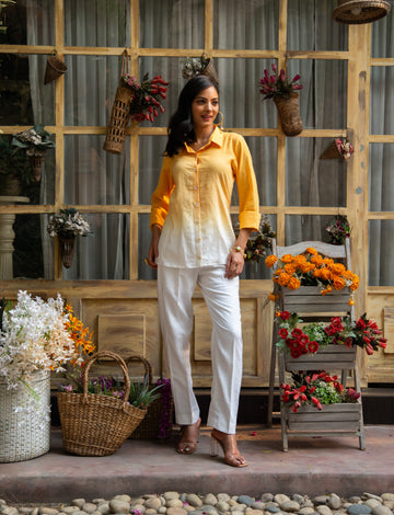 Linen Ombre Co-Ord Set