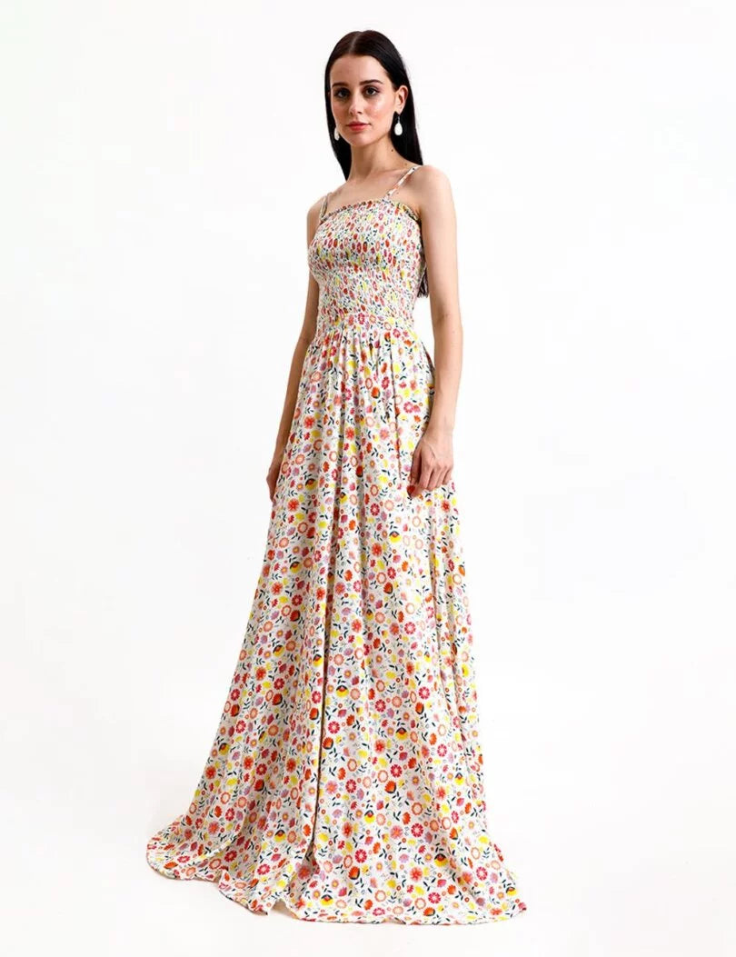 FLORAL PRINTED DRESS