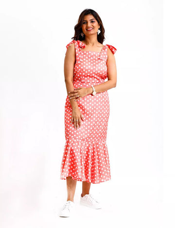 RUFFLE BODYCON DRESS