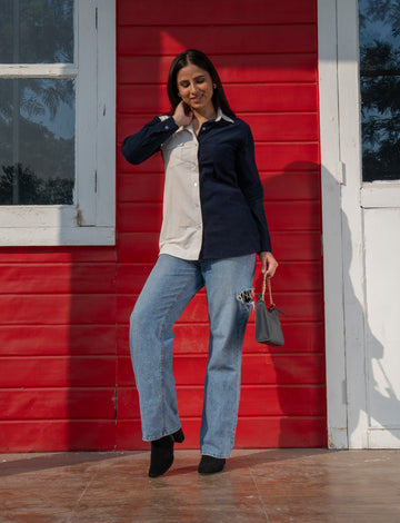 Cauterize Half and Half Shirt