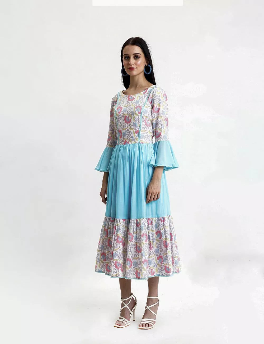 Printed Cotton Dress