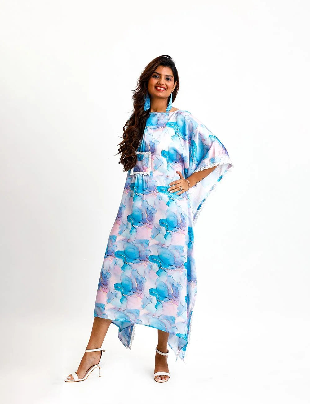 Marble Print Kaftan
