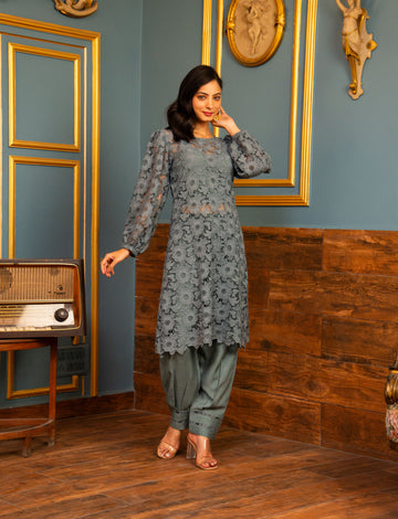 Three Piece Kurta Set