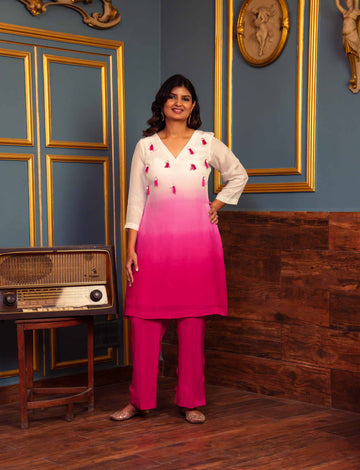 Ombre Tassels Co Ord Set