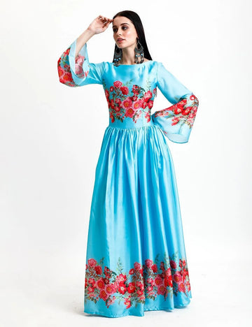 PRINTED MAXI DRESS