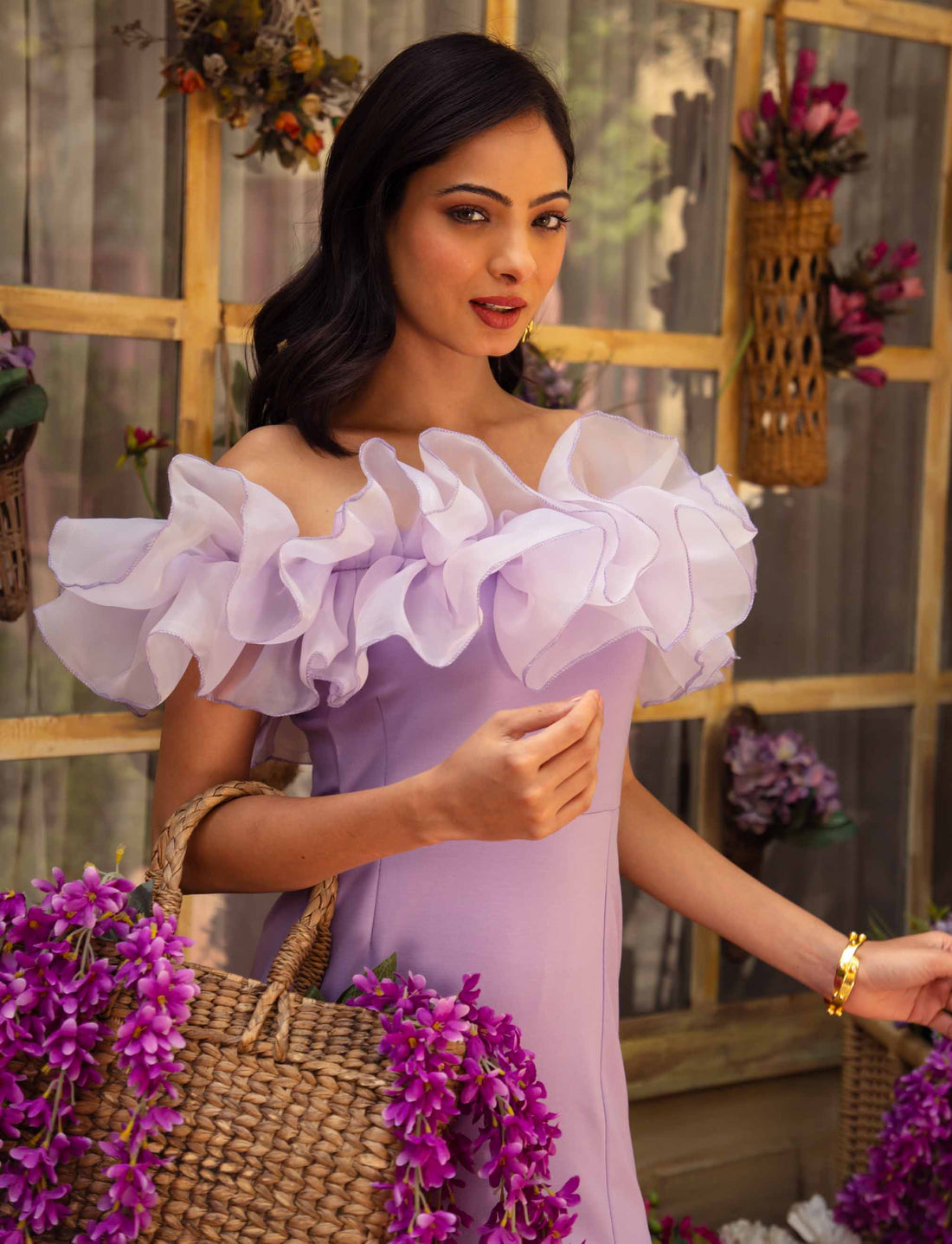 Ruffle Bodycon Dress