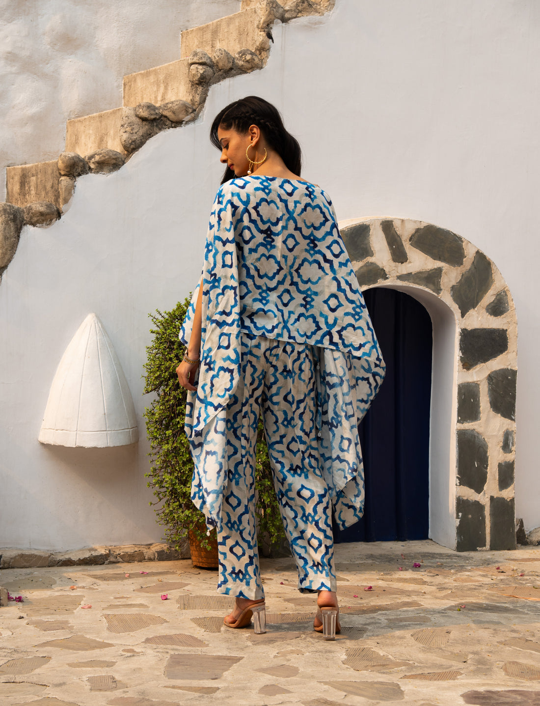 Printed Cape Style Co-ord