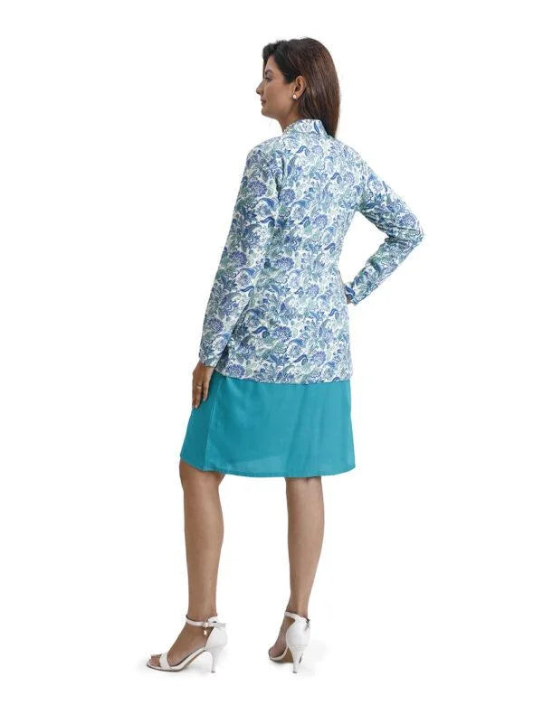 PRINTED BLAZER CO-ORD SET