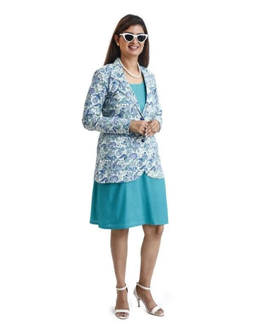 PRINTED BLAZER CO-ORD SET