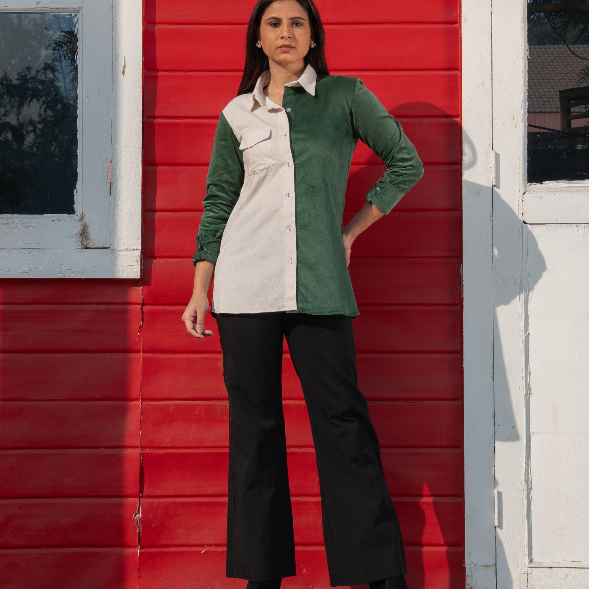 Cauterize Half and Half Shirt