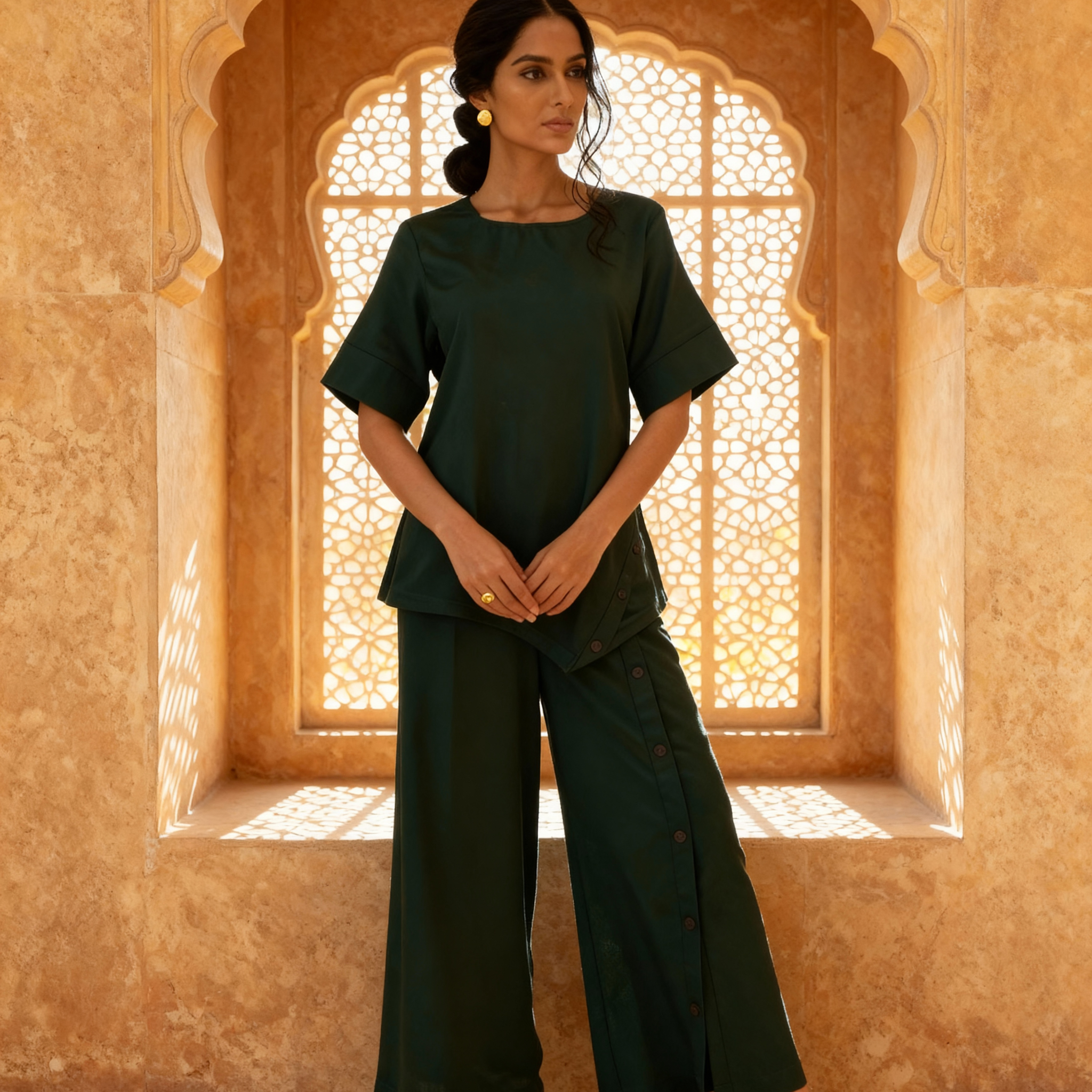 Aura linen co ord set