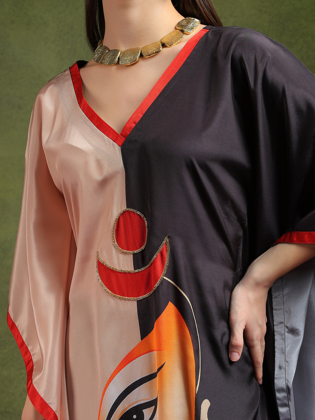 Mangal Murti Kaftan Set