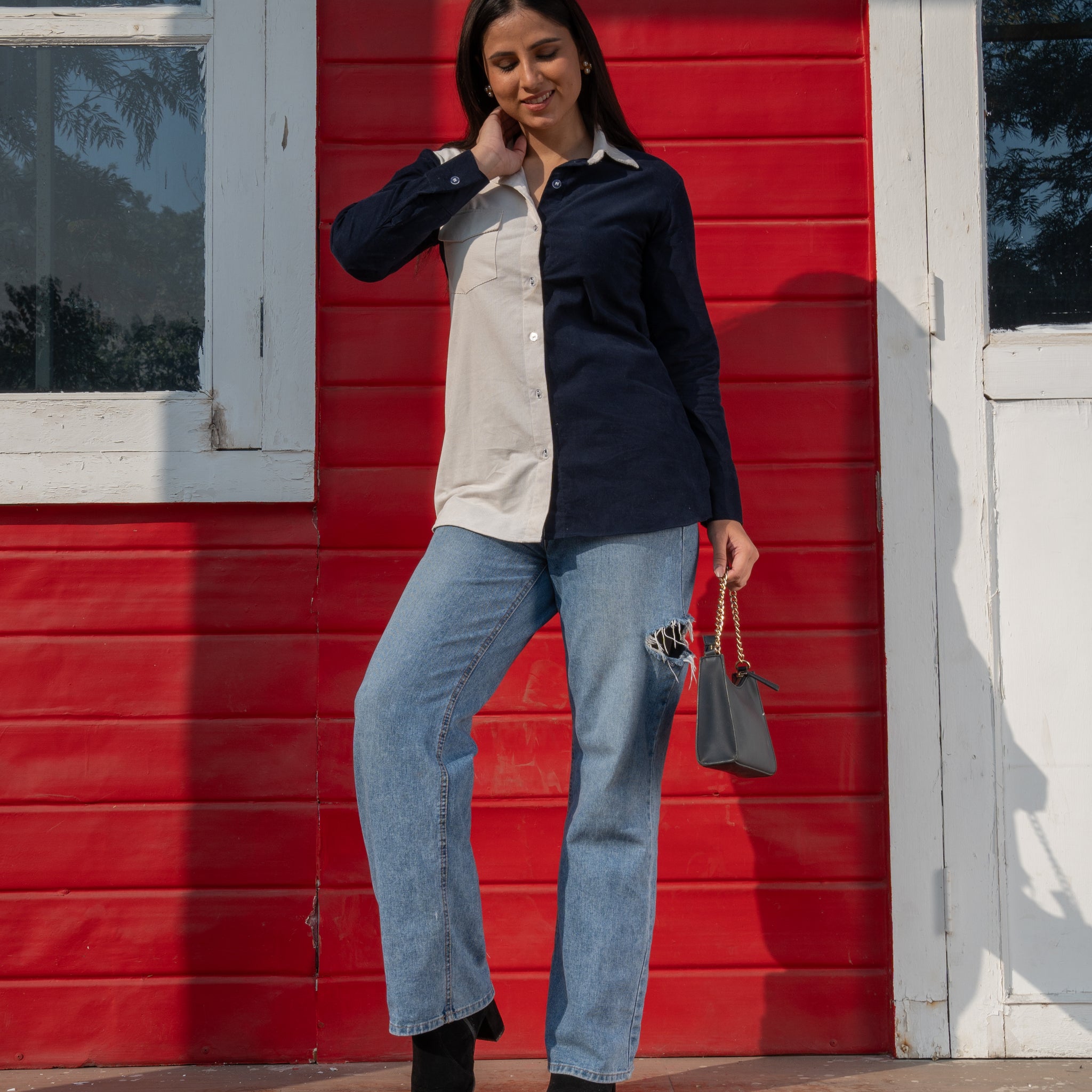 Cauterize Half and Half Shirt