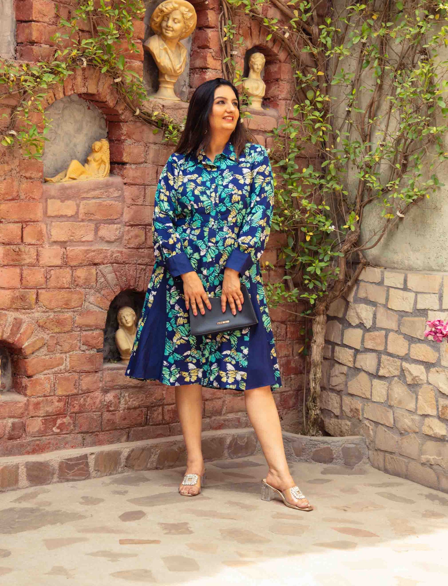Godet A-Line Dress