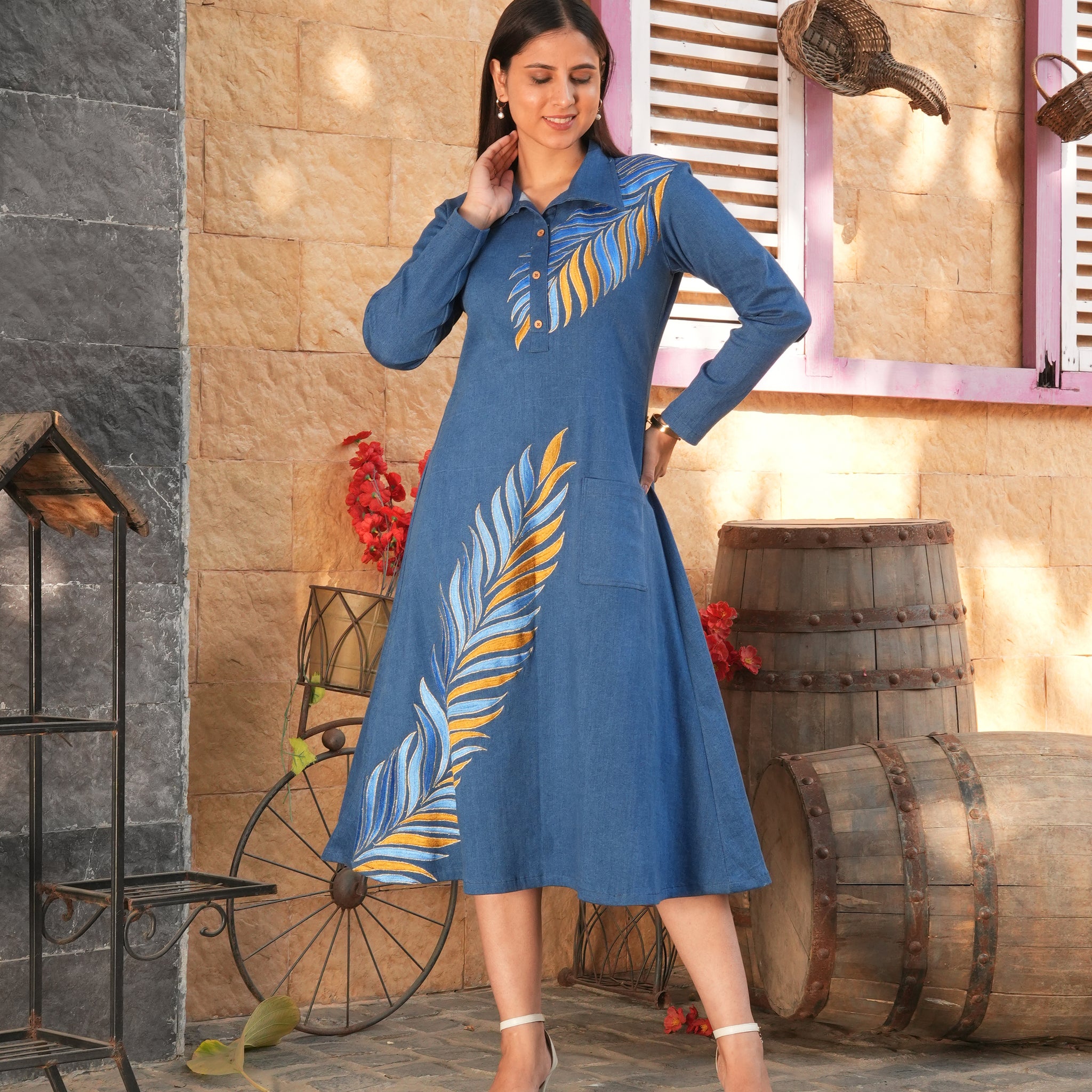Buy Cowl Neck Dress online Buy Cowl Neck Dress online