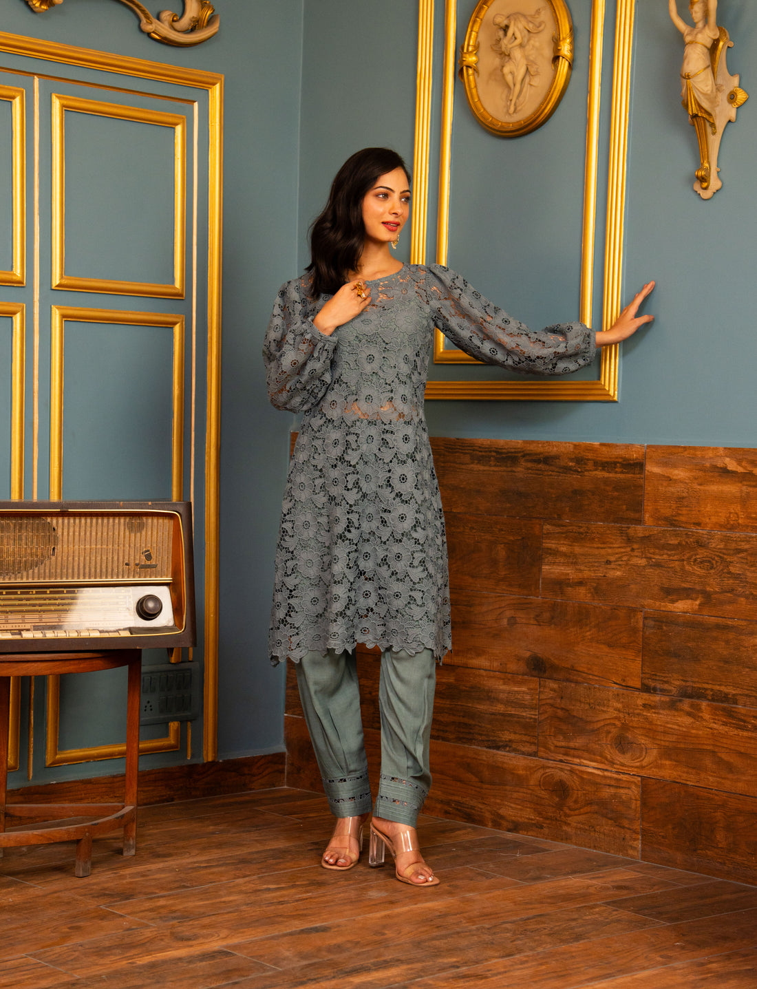 Three Piece Kurta Set