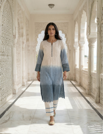 Ombre Hakoba Kurta Set