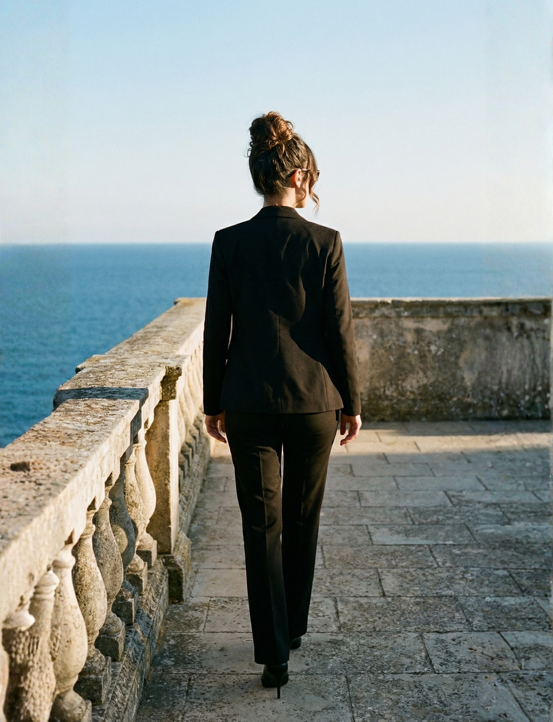 Boss Lady Blazer Set - Deep Black