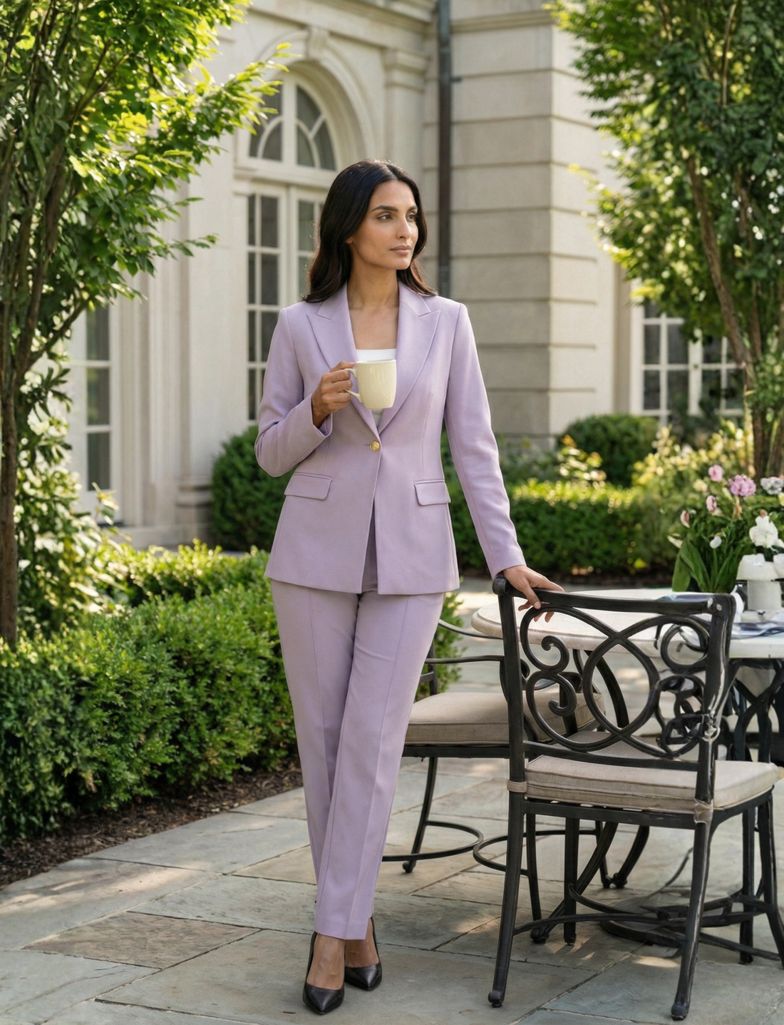 Boss Lady Blazer Set - Lilac