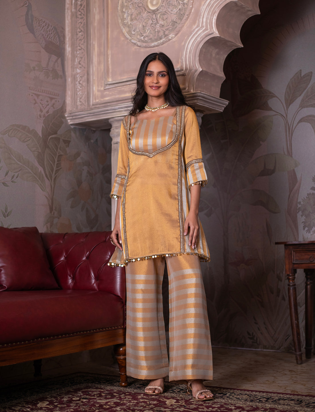 Sunehri Saaz Co-ord Set