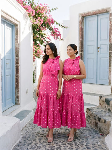 Pink Polka Daydream Dress