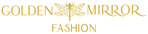 golden mirror fashion logo