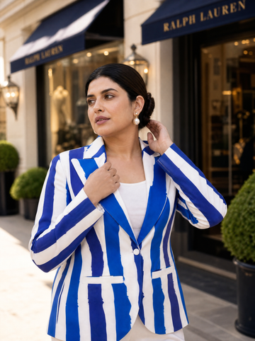 Blue Illusion Blazer