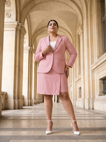 Paris Rose Blazer Set