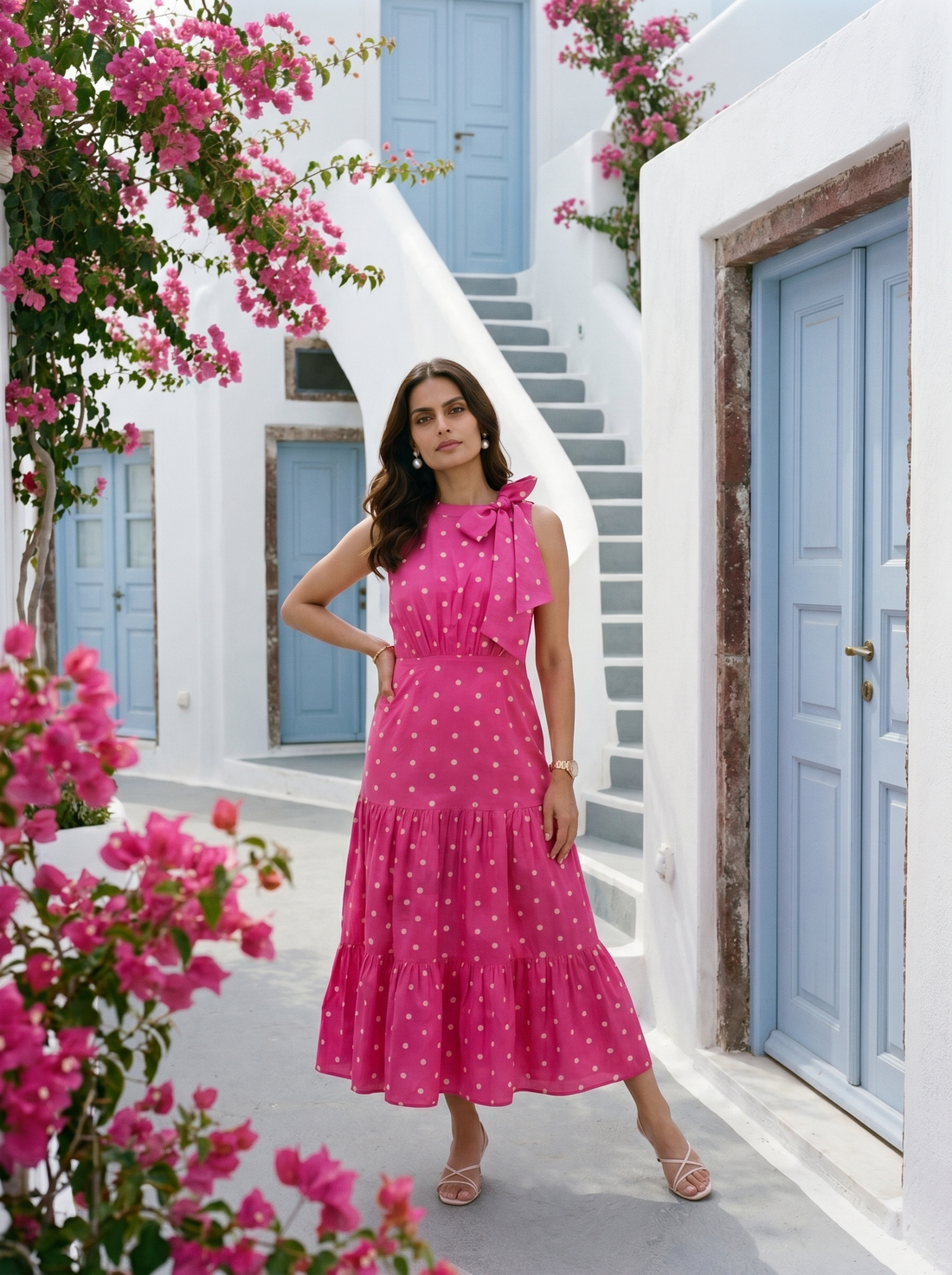 Pink Polka Daydream Dress