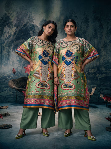 Shri Krishna Kaftan Set
