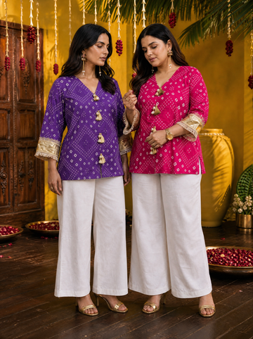 Bandhani Royal Co-Ord Set